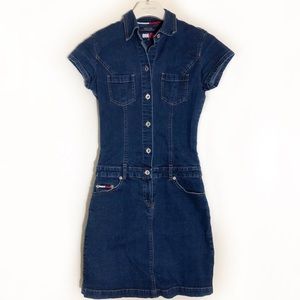 Cute denim dress!